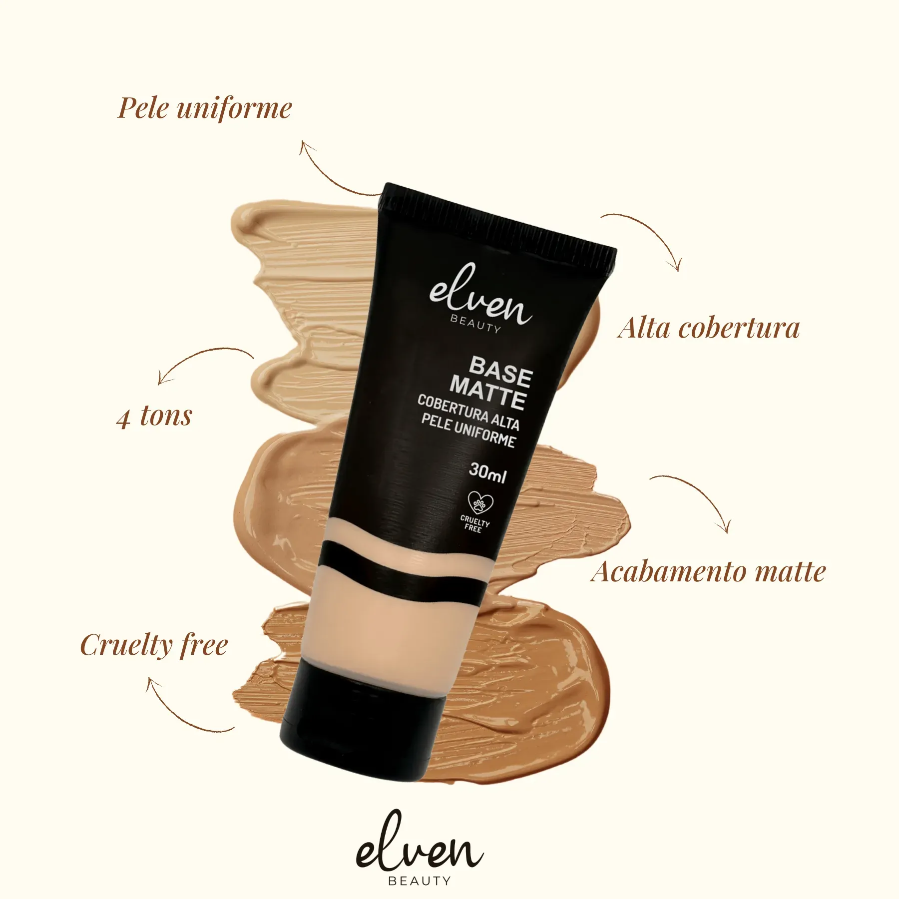 Base Liquida  Matte Cor 01